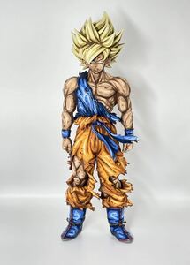 ドラゴンボール 孫悟空 超サイヤ人 SMSP リペイント 二次元彩色 2次元 フィギュア 一番くじ