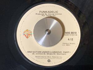 FUNKADELIC ♪ONE NATION UNDER A GROOVE 7インチ 45