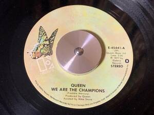 QUEEN ♪WE ARE THE CHAMPION / WE WILL ROCK YOU 7インチ 45