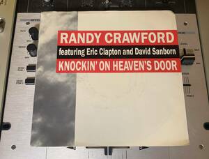 RANDY CRAWFORD f. ERIC CLAPTON ♪KNOCKIN' ON HEAVEN'S DOOR 7インチ 45