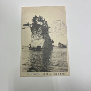 大正時代の絵葉書　松島百景　大掛島　 戦前絵葉書　宮城県　『媛』