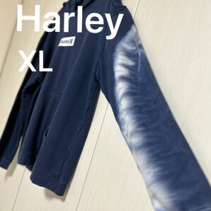 Harley 染物　パーカー　L ネイビー