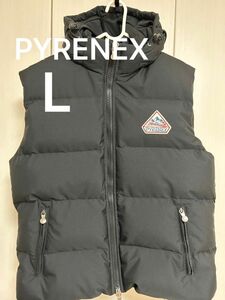 PYRENEX ダウンベスト L ブラック