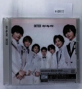 万1 09717 【初回生産限定盤B/CD+DVD】『INTER』(Tonight / 君のいる世界 / SEVEN WISHES) / Kis-My-Ft2 : キスマイ