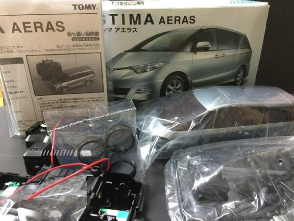 ミニカー ラジコン 未組立 トヨタ エスティマ アエラス TOYOTA ESTIMA AERAS TOMY 非売品