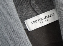 TRU TRUSSARDI/トラサルディ/異素材コンビデザインリラックスニット_画像2