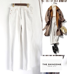 THE SHINZONE/シンゾーン/センタープレスコットンデニムパンツ/JEANS/　20,900円