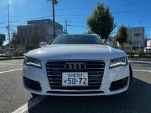 売り切り！2011年 アウディA７ 3.0 TFSI クワトロ 4WD ユーザー買い取り 走行89,000km 車検R6年3月まで ローダウン 社外マフラー 茶革_画像4