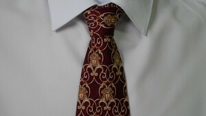  unused . close [GIANNI VERSACE Gianni * Versace ]USED brand necktie /m93-GG5-16-20