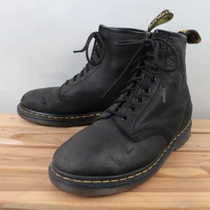 d32 ドクターマーチン 8ホール UK6.5 25.0～25.5cm位/黒 ブラック Dr.Martens メンズ レディース シューズ ブーツ 中古