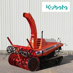 【新潟発】クボタ 除雪機 KSB-1300 除雪幅 約112cm 13馬力 ディーゼル クローラ キャタピラ エンジン 中古 倉庫保管 雪かき KUBOTA ワドー