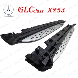 ベンツ GLC X253 C253 2016～ アルミ 付 左 右 サイド ステップ スポイラー ランニングボード エアロ セット カスタム