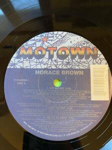 レア盤　horace brown LP 1996年 MOTOWN ONE FOR THE MONEY収録　90's R&B