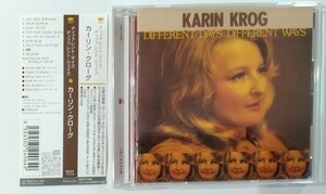 KARIN KROG カーリン クローグ　CD 「DIFFERENT DAYS DIFFERENT WAYS」 カーリン クロッグ Joachim Kuhn Eje Thelin 他