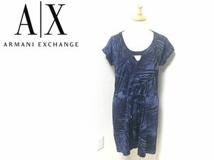 Armani Exchange ボタニカル柄 ワンピ アルマーニ エクスチェンジ 