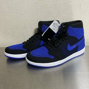 未使用 NIKE AIR JORDAN 1 RETRO HIGH FLYKNIT ROYAL ナイキ エアジョーダン1 レトロ ハイ フライニット ロイヤル