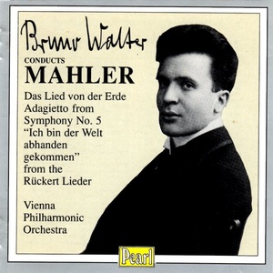 ワルター VPO Bruno Walter Conducts Mahler CD マーラー交響曲第5番 Adagietto リュッケルト歌曲集 私はこの世に捨てられて 大地の歌