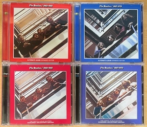 BEATLES 赤盤 ＆ 青盤 4タイトルセット 1962-1966, 1967-1970