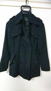 *LIP SERVICE( Lip Service ) for women trench coat black M size have been cleaned *