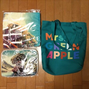 Mrs.GREEN APPLE NOAH no HAKOBUNE SS席特典 3点セット 他 オマケ付き トートバッグ バスタオル マルチケース ミセスグリーンアップル