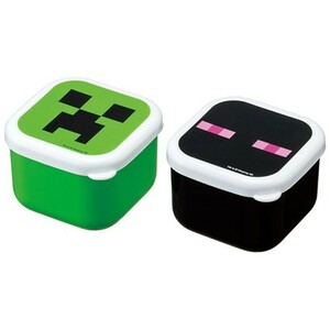 マインクラフト デザート 容器 130ml 2個入り 18169 マイクラ デザートケース 弁当箱 弁当 ランチグッズ ケース ミニケース