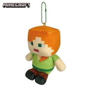 マインクラフト ボールチェーンマスコット ( アレックス ) 16734 マイクラ グッズ Minecraft ゲーム キャラクター ぬいぐるみ Alex