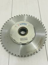 自在カッター205mm(2.8〜23mm) 木工機械用 高速回転用 50枚刃 両側研磨 大日商 AJ205DX 18mm幅で底が平らになります。_画像1