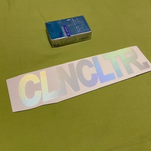 cleanculture　CLNCLTR　抜きステッカー オイルスリック USDM　clean　culture　クリーンカルチャー