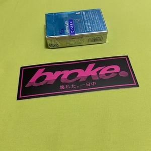 broke. ★Retro Pink ★　ステッカー　USDM 　ブローク　broke allday