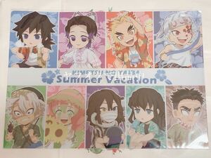 鬼滅の刃 ufotable cafe 夏休み クリアファイル 義勇 しのぶ 杏寿郎 天元 実弥 蜜璃 小芭内 無一郎 行冥