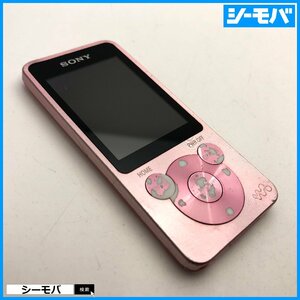 ウォークマン本体 NW-S14 ポータブルオーディオプレーヤー WALKMAN ピンク 中古 RUUN13065