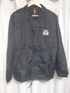 【未使用】★Poler Stuff MTN.RAINBOW COACH JACKET BLACK sizeS Mens/ポーラー スタッフ レインボウ メンズ コーチジャケット Sサイズ★