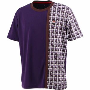 FILA フィラ テニスウェア 半袖ゲームシャツ 半袖Tシャツ VM5581 パープル(紫) メンズM 新品