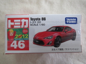 トミカ トヨタ 86 赤 中国製 絶版 2012 NEW 新車シール 初期ロット限定品 未開封 TOYOTA ZN6 CYON FR-S FA20