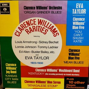 LP UK Orgi CLARENCE WILLIAMS RARITIES 　イエローパーラフォンレーベル 美盤