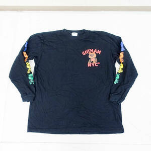 GOTHAM NYC ゴッサムエヌワイシー BEAR 2 ロングスリーブTシャツ サイズXXL ロンT ベア クマ ブラック 黒 CO2390