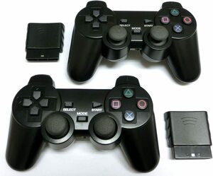 PS2 ワイヤレスコントローラー （お得な２個セット）