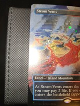 ラスト1枚【ギャラクシー・Foil】(534)■ボーダーレス■《蒸気孔/Steam Vents》[UNF-BF] 土地 統率者 EDH アンフィニティー ショックランド_画像7