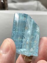 【赤字 限界価格】青がとても綺麗 パキスタン産 アクアマリン 原石 約43g 磨きなし 0114_画像3