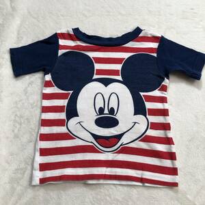 WS0332 Disney baby Disney baby baby футболка короткий рукав симпатичный 24M Mickey Mouse 