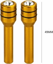 ドアロックノブ スバル ヴィヴィオ ビストロ アルミ ドアロックピン2個セット KK3 KK4 KW3 KW4 KY3 車内 内装 インテリア カスタムパーツ_画像4