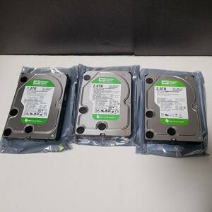 中古美品 Western Digital WD10EADS WD20EARX WD20EARS 1TB+2TB+2TB 3台セット 3.5インチ内蔵ハードディスクドライブ