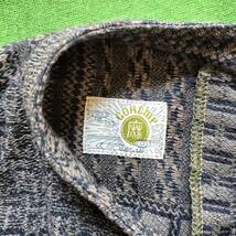 Gohemp レディース ワンピース flee size ヘンプ コットン hemp cotton 備後織 藍染 Blue Gray Indigo_画像4