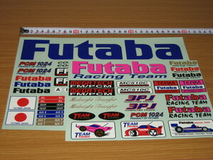 ★フタバ 当時もの デカール 未使用 2種セット★旧車 ビンテージラジコン★Futaba Racing Team★ステッカー★