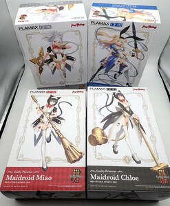 34▲120/【未組立】PLAMAX ギルティプリンセス メイドロイドシリーズ4種セット　プラモデル　/1023