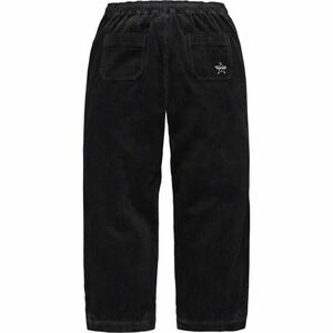 送料無料 M 黒 Supreme Corduroy Skate Pant Black シュプリーム コーデュロイ スケートパンツ イージーパンツ ブラック 23FW 新品未使用