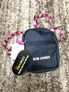 送料無料 ネイビー GU キムジョーンズ ショルダーバッグ shoulder bag KIM JONES 新品未使用 コーデュラ NAYY 紺 18SS フェス 小物入れ