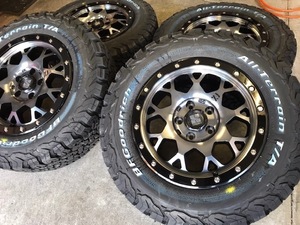 4本セット XTREME-J XJ04 16x7.0J 5/114.3 +35 GBM BFGoodrich All-Terrain T/A KO2 215/70R16 ホワイトレター デリカD5 フォレスター RAV4