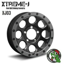 4本セット XTREME-J XJ03 16x5.5J 5/139.7 +20 FBK YOKOHAMA GEOLANDAR M/T G003 185/85R16 105/103N ジムニー JB64 JB23_画像2