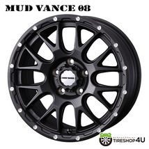 2023年製 スタッドレス4本セット BS BLIZZAK DM-V3 235/60R18 MUD VANCE08 18x7.5J 5/114.3 +35 FBK エクストレイル T33 ハリアー RAV4_画像2